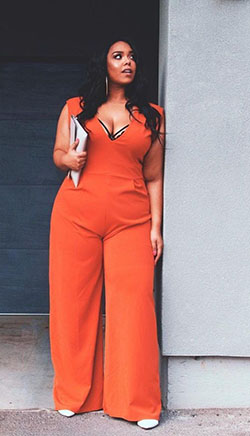 Stylish Overweight Jumpsuit Streetwear Dress For Girls: Casual Outfits,  Jumpsuit Outfit,  Trendy Jumpsuit Outfit,  Jumpsuit For Chubby Girl,  Cute Jumpsuit Outfits  