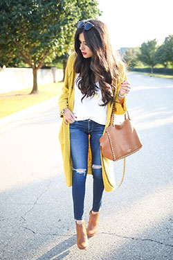 Great and nice fall outfit inspo, Casual wear: Business casual,  Informal wear,  Casual Outfits,  Long Cardigan Outfits  