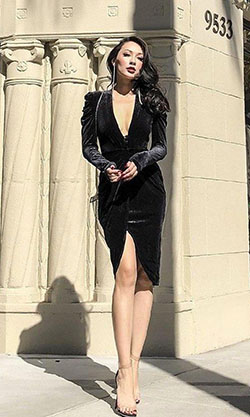 Best fashion related tip for fashion model, Little black dress: Photo shoot,  Velvet Outfits  