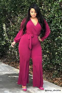 Latest Formal Jumpsuit Everyday Outfits For Plus Size teens: Casual Outfits,  Cute Chubby Girl Outfits,  Jumpsuit For Girls,  Trendy Jumpsuit Outfit,  Jumpsuit For Chubby Girl,  Cute Jumpsuit Outfits  