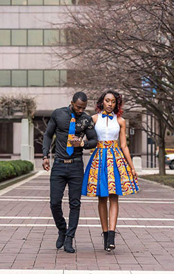 Ankara Styles Matching African Outfits For Couples: Matching Couple Outfits,  African couple,  Matching African Outfits  