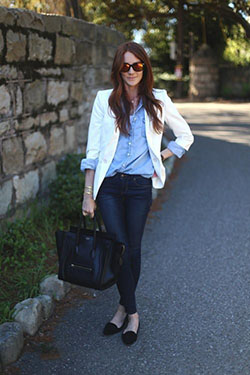 Ideas de looks diarios, Casual wear: Blazer Outfit,  Casual Outfits  