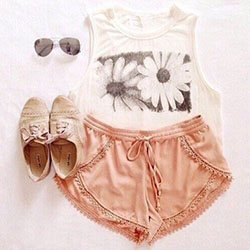 Tumblr Dolphin Shorts Outfit: Grunge fashion,  Shorts Outfit,  Casual Outfits  