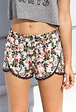 Cute Dolphin Shorts Outfit: Crop top,  Shorts Outfit  