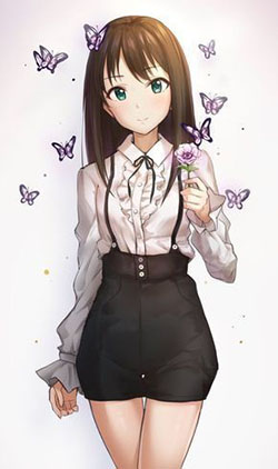 Pretty Anime Girl Photo: Cute Anime,  Anime Drawing,  Anime Pictures,  Anime Photos  