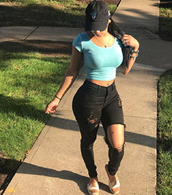 Slim Thick Black Women: Slim Women,  Top Outfits  