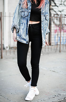 Style to choose freestyle outfit, Jean jacket: Crop top,  Jean jacket,  Denim jacket  