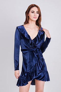 Great suggestion related to fashion model, Cocktail dress: Cocktail Dresses,  Electric blue,  Velvet Outfits  