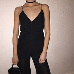 Share more images on little black dress, Romper suit: Romper suit,  winter outfits,  Night Out Outfits  