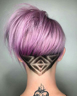 Perfect images for geometric undercut, Bob cut: Bob cut,  Long hair,  Short hair,  Pixie cut,  Bob Hairstyles,  Hair tattoo,  Hair Care  