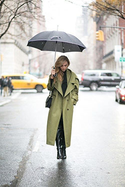 Wonderful Casual Outfits For Mature Women: Rainy Days Outfit,  Cute Rainy Days Outfit  