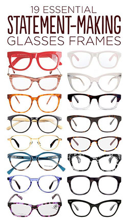 Great ideas for perfect statement glasses, Cat eye glasses: Ray-Ban Clubmaster,  Nerdy Glasses,  Warby Parker  