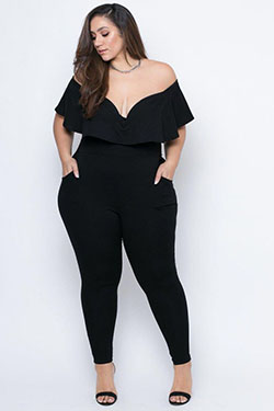 Stylish Overweight Jumpsuit Streetwear Dress For Girls | Plus Size ...