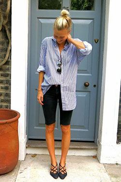 Fit for all bermuda shorts outfits: shirts,  Bermuda shorts,  Shorts Outfit,  Capri pants  