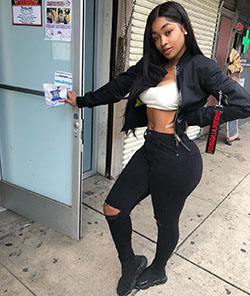 Casual wear Slim Thick Black Women: Casual Outfits,  Slim Women  
