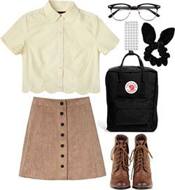 Absolutely great! You must see these kanken outfits polyvore, FjÃ¤llrÃ¤ven: Skirt Outfits  