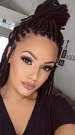 Elegant Updo Hairstyles For Prom Black Hair: Long hair,  African hairstyles,  Prom Hairstyles  