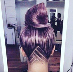 Back head shaved girl, Long hair: Long hair,  Hair Color Ideas,  Brown hair,  Hairstyle Ideas,  Bob Hairstyles,  Black hair  