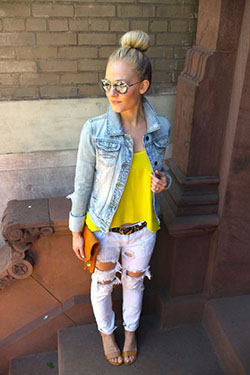 Summer White Jeans Outfit Teenage: White Denim Outfits  