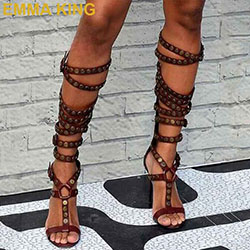 Gladiator sandals heel outfits, High-heeled shoe: High-Heeled Shoe,  Boot Outfits,  Stiletto heel,  Peep-Toe Shoe,  Gladiator Sandals Dresses  
