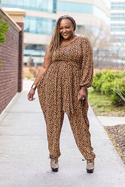 Latest Culotte Jumpsuit Chic Outfits For Fat Tummy Girl: Jumpsuit Outfit,  Plus Size Jumpsuit Clothing,  Jumpsuit For Chubby Girl  