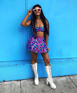 Fashionable  Baddie Rave  Outfit Attire For Spring: Glitter Outfits,  Rave Party Outfit,  Stylish Party Outfits  