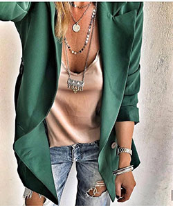 Blazer, Camisole and Ripped Jeans!  | Summer Outfit Ideas 2020: Jeans,  Outfit Ideas,  summer outfits,  Blazer  