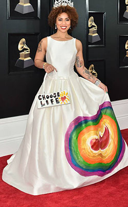 JOY VILLA at the 2018 Grammys, Red Carpet Looks: Celebrity Fashion,  Bet Award,  Red Carpet Hairstyle,  Award Functions,  Beautiful Celebs Pics,  Red Carpet Photos,  Grammys  