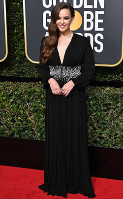 KATHERINE LANGFORD at the 2018 Golden Globes, Red Carpet Fashion: FASHION,  Celebrity Fashion,  Celebrity Outfits,  Red Carpet Dresses,  Award Functions,  Beautiful Celebs Pics,  Golden  