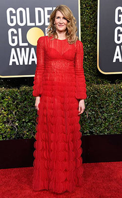 LAURA DERN at the 2019 Golden Globes, Red Carpet Outfit: Outfit Ideas,  Celebrity Gowns,  Bet Award,  Red Carpet Pictures,  Award Functions,  Red Carpet Dresses,  Golden  