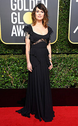 LENA HEADEY at the 2018 Golden Globes, Red Carpet Dresses: Dresses Ideas,  Celebrity Fashion,  Celebrity Gowns,  Red Carpet Hairstyle,  Award Functions,  Beautiful Celebs Pics,  Red Carpet Dresses,  Golden  