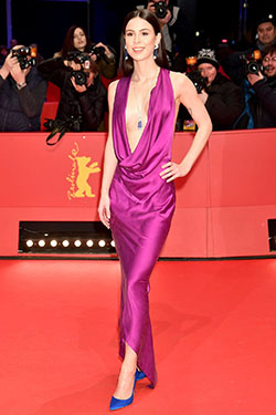 Lena Meyer-Landrut in Michael Sontag at 68. Berlinale, Red Carpet Outfit: Outfit Ideas,  celebrity pictures,  Hollywood Award Function,  Celebrity Gowns,  Red Carpet Dresses  