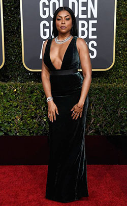 TARAJI P. HENSON at the 2019 Golden Globes Red Carpet Hollywood: Celebrity Outfits,  celebrity pictures,  Red Carpet Pictures,  Beautiful Celebs Pics,  Red Carpet Photos,  Hollywood,  Golden  