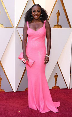 VIOLA DAVIS in Michael Kors at the 2018 Oscars, Red Carpet Outfit: Outfit Ideas,  Celebrity Fashion,  Celebrity Outfits,  Red Carpet Hairstyle,  Red Carpet Pictures,  Red Carpet Dresses,  Oscars  