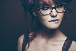 Great outfit ideas to try girl glasses, Red hair: Red hair,  Nerdy Glasses  