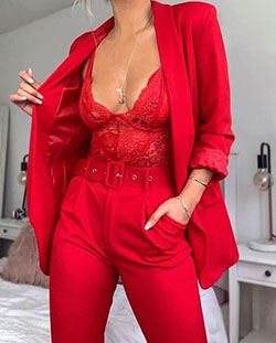 Red Bralette Outfits For Collage: Bralette Outfits,  Stylish Bralette,  Bralette Attire,  Bralette Clothes,  Bra Outfit,  Bralette Bras,  Red Dress  
