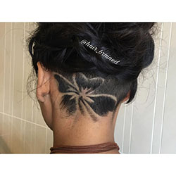 Female hair tattoo design: Long hair,  Hairstyle Ideas,  Short hair,  Bob Hairstyles,  Hair tattoo  