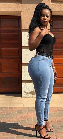 Sexy college black women, African Americans: African Americans,  Tight Jeans Outfit  