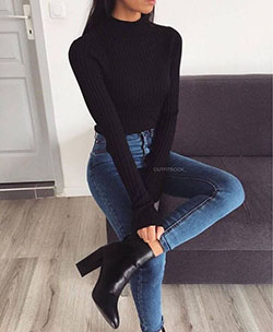 Most liked and admired winter outfits, Casual wear: winter outfits,  Polo neck,  Trendy Outfits,  Minimalist Fashion,  Casual Outfits  