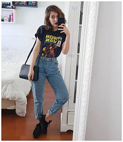 Fashionable Spring Outfit Ideas For 2020, Mom jeans, Casual wear: Slim-Fit Pants,  Mom jeans,  Spring Outfits,  Casual Outfits  