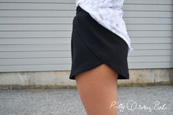 Diy wrap shorts pattern, Dolphin shorts: Crop top,  Shorts Outfit  