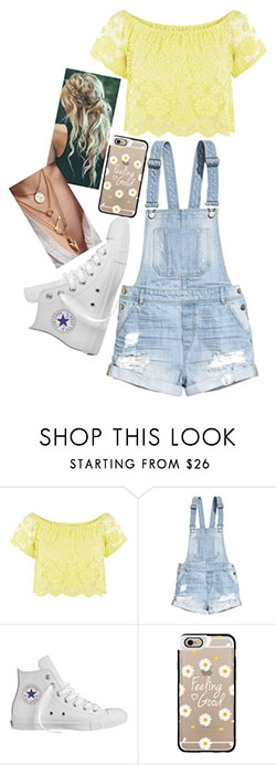 Outfits With Overalls Shorts, Ripped jeans, H&M: Casual Outfits,  Overalls Shorts Outfits  