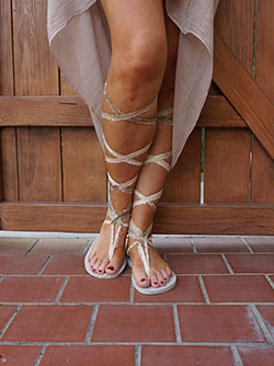 Gladiator Sandals Outfit: High-Heeled Shoe,  Gladiator Sandals Dresses  