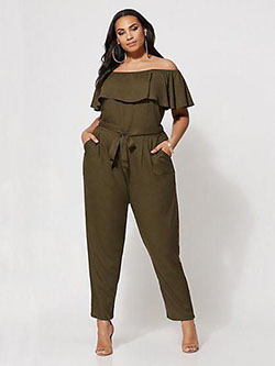 Latest Wide leg Jumpsuit Everyday Outfits For: Trendy Chubby Girl Outfit,  Plus Size Jumpsuit Clothing,  Jumpsuit Outfit Ideas,  Trendy Jumpsuit Outfit,  Casual Jumpsuit Outfit,  Cute Jumpsuit Outfits,  Jumpsuit For Chubby Girl  