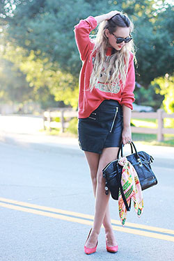Stylish Asymmetrical Skirt Outfits: Skirt Outfits  
