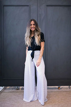 Beautiful Classy Palazzo Pants For Ladies: Palazzo Outfit Ideas,  Palazzo For Clubbing,  Palazzo And Crop Top,  Palazzo Dresses,  Palazzo Pants Outfit,  Palazzo For Ladies  