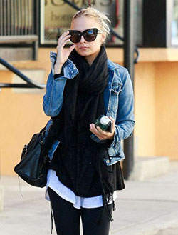 Test these amazing nicole richie style 2017: Denim Outfits,  Jean jacket,  Fashion accessory,  Casual Outfits  