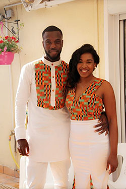Traditional Matching African Outfits For Couples: Couple Matching Outfit,  Black Couple Wedding Outfits,  Matching African Outfits  