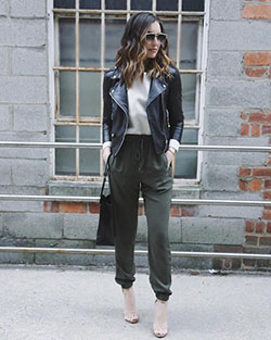 Casual Jogger Pant Fashion: Slim-Fit Pants,  Casual Outfits,  Joggers Outfit  