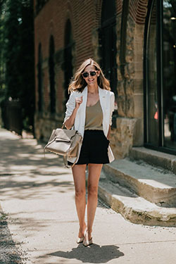 Moda casual para mujeres de 50 aÃ±os | White Blazer Outfit | Blazer ...